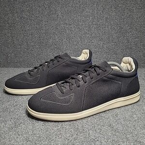 Rothy's The RS01 Lace Up Knit Men's Sneakers Black White US 12 / EU 46